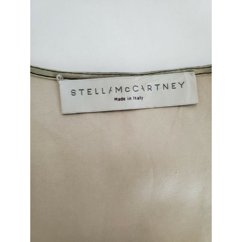 Stella Mccartney Mini Dress 100% silk Pastel Green - Picture 4 of 11